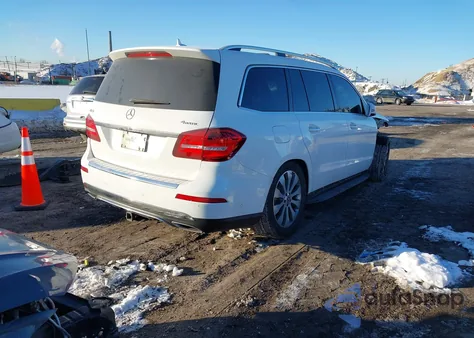 2018 Mercedes-Benz Gls 450 4Matic z USA, uszkodzony, nr VIN 4JGDF6EE7JB174463
